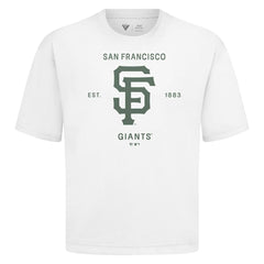 San Francisco Giants Levelwear Crossway Oversized Luxe Signature Knit T-Shirt - MLB T-shirts