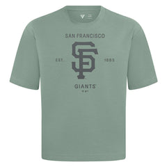 San Francisco Giants Levelwear Crossway Oversized Luxe Signature Knit T-Shirt - MLB T-shirts