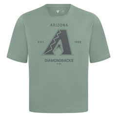 Arizona Diamondbacks Levelwear Crossway Oversized Luxe Signature Knit T-Shirt - MLB T-shirts