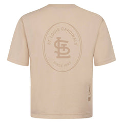 St. Louis Cardinals Levelwear Signet Oversized Luxe Signature Knit T-Shirt - MLB T-shirts