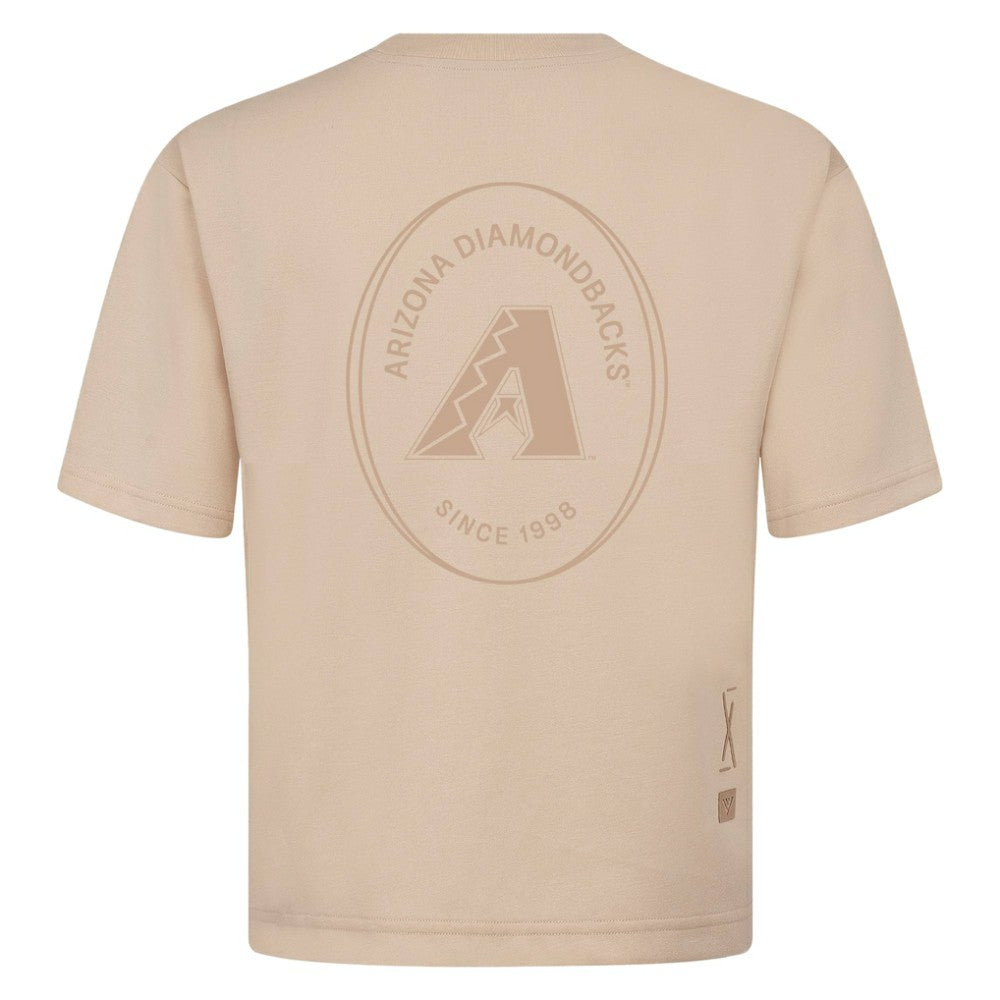 Arizona Diamondbacks Levelwear Signet Oversized Luxe Signature Knit T-Shirt - MLB T-shirts