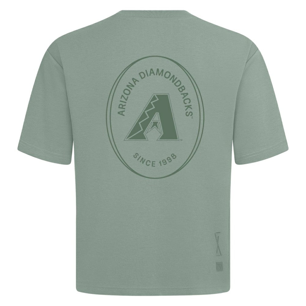 Arizona Diamondbacks Levelwear Signet Oversized Luxe Signature Knit T-Shirt - MLB T-shirts