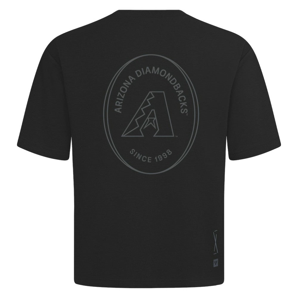 Arizona Diamondbacks Levelwear Signet Oversized Luxe Signature Knit T-Shirt - MLB T-shirts
