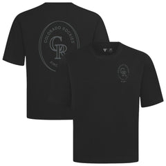 Colorado Rockies Levelwear Signet Oversized Luxe Signature Knit T-Shirt - MLB T-shirts