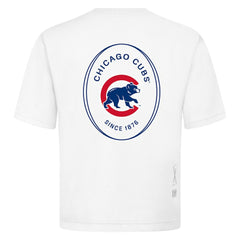Chicago Cubs Levelwear Signet Oversized Luxe Signature Knit T-Shirt - MLB T-shirts