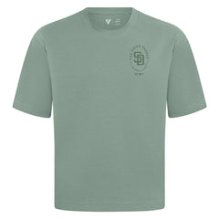 San Diego Padres Levelwear Signet Oversized Luxe Signature Knit T-Shirt - MLB T-shirts