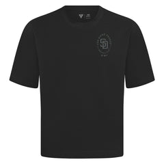 San Diego Padres Levelwear Signet Oversized Luxe Signature Knit T-Shirt - MLB T-shirts