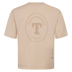 Texas Rangers Levelwear Signet Oversized Luxe Signature Knit T-Shirt - MLB T-shirts