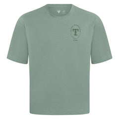 Texas Rangers Levelwear Signet Oversized Luxe Signature Knit T-Shirt - MLB T-shirts
