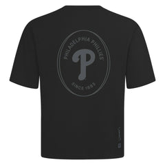 Philadelphia Phillies Levelwear Signet Oversized Luxe Signature Knit T-Shirt - MLB T-shirts