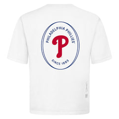 Philadelphia Phillies Levelwear Signet Oversized Luxe Signature Knit T-Shirt - MLB T-shirts