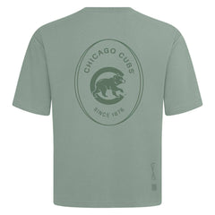Chicago Cubs Levelwear Signet Oversized Luxe Signature Knit T-Shirt - MLB T-shirts