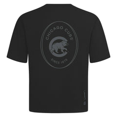 Chicago Cubs Levelwear Signet Oversized Luxe Signature Knit T-Shirt - MLB T-shirts