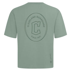Cleveland Guardians Levelwear Signet Oversized Luxe Signature Knit T-Shirt - MLB T-shirts