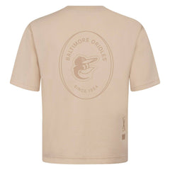 Baltimore Orioles Levelwear Signet Oversized Luxe Signature Knit T-Shirt - MLB T-shirts