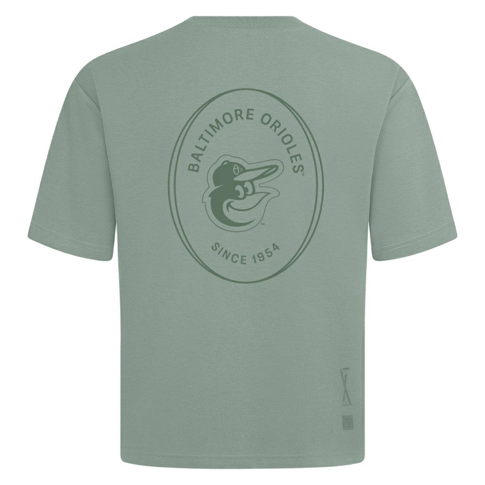 Baltimore Orioles Levelwear Signet Oversized Luxe Signature Knit T-Shirt - MLB T-shirts