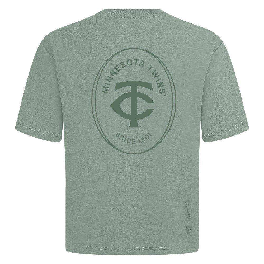 Minnesota Twins Levelwear Register Oversized Luxe Signature Knit T-Shirt - MLB T-shirts