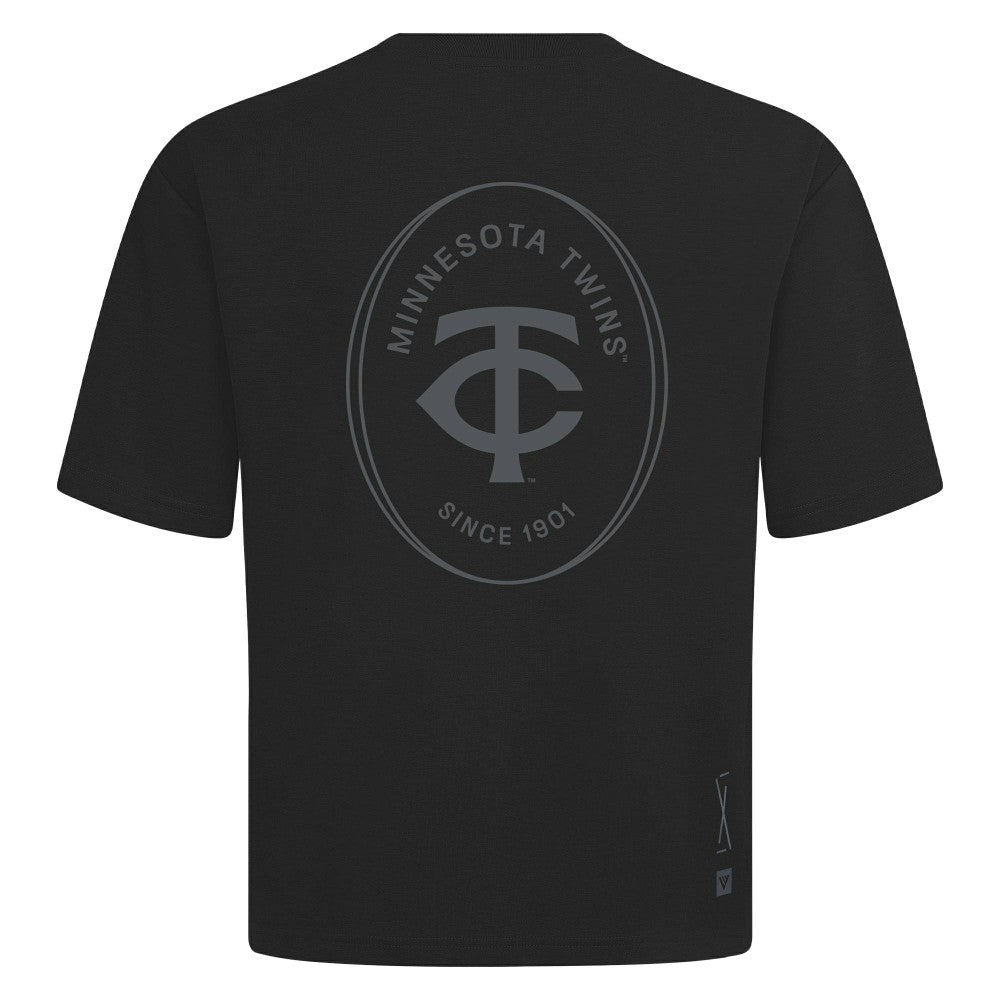 Minnesota Twins Levelwear Register Oversized Luxe Signature Knit T-Shirt - MLB T-shirts