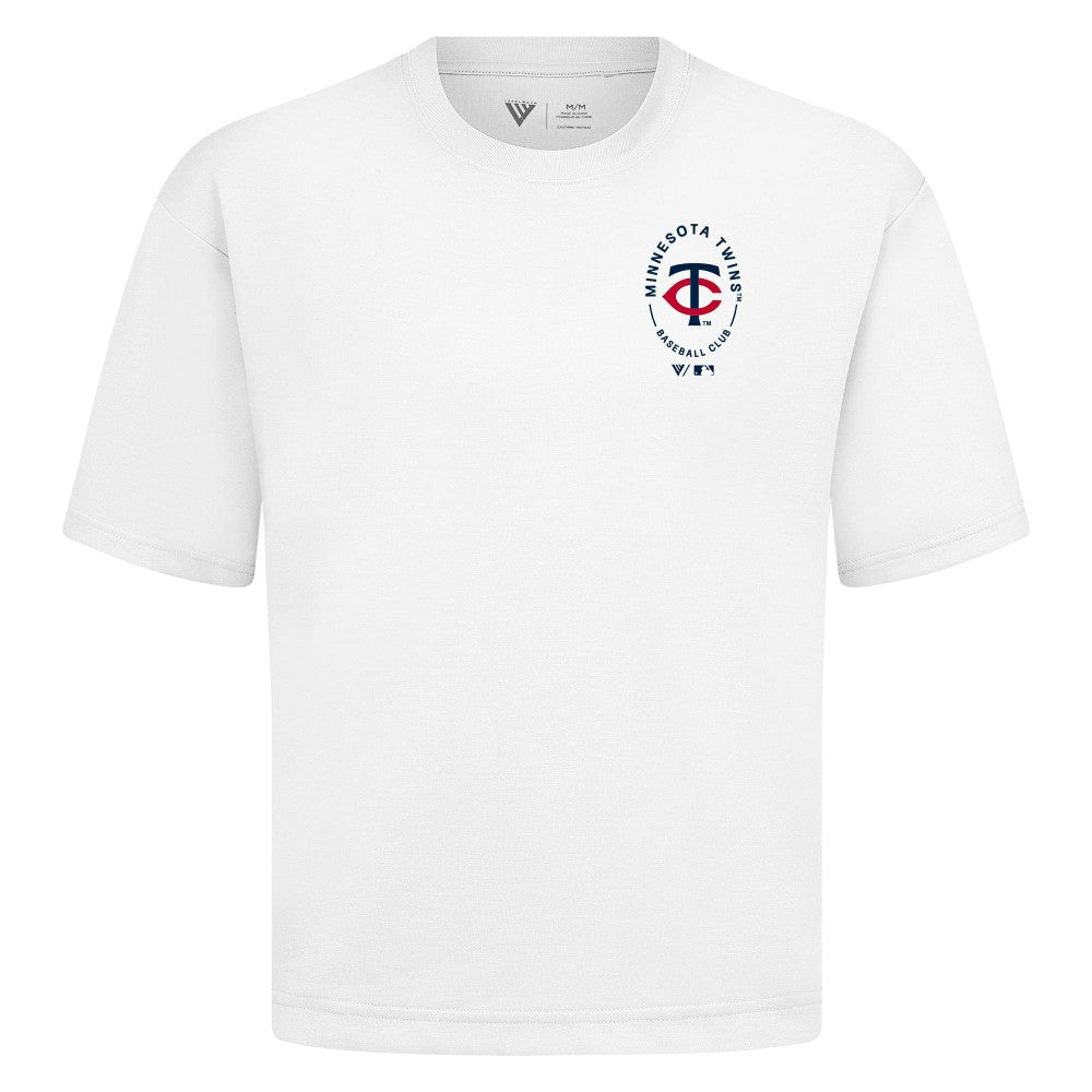 Minnesota Twins Levelwear Register Oversized Luxe Signature Knit T-Shirt - MLB T-shirts