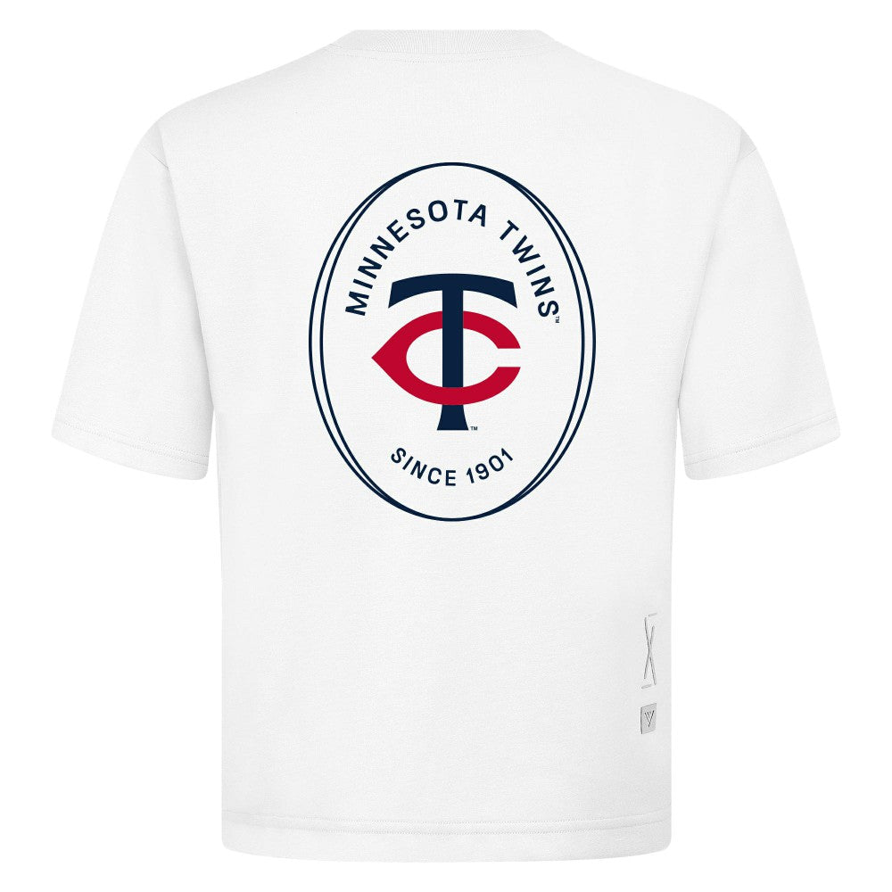 Minnesota Twins Levelwear Register Oversized Luxe Signature Knit T-Shirt - MLB T-shirts