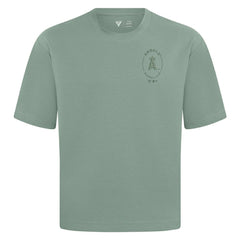 Los Angeles Angels Levelwear Register Oversized Luxe Signature Knit T-Shirt - MLB T-shirts