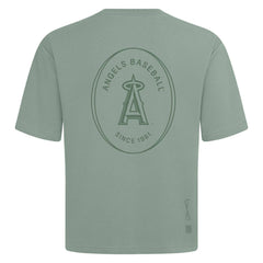 Los Angeles Angels Levelwear Register Oversized Luxe Signature Knit T-Shirt - MLB T-shirts