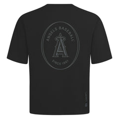 Los Angeles Angels Levelwear Register Oversized Luxe Signature Knit T-Shirt - MLB T-shirts