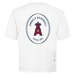 Los Angeles Angels Levelwear Register Oversized Luxe Signature Knit T-Shirt - MLB T-shirts