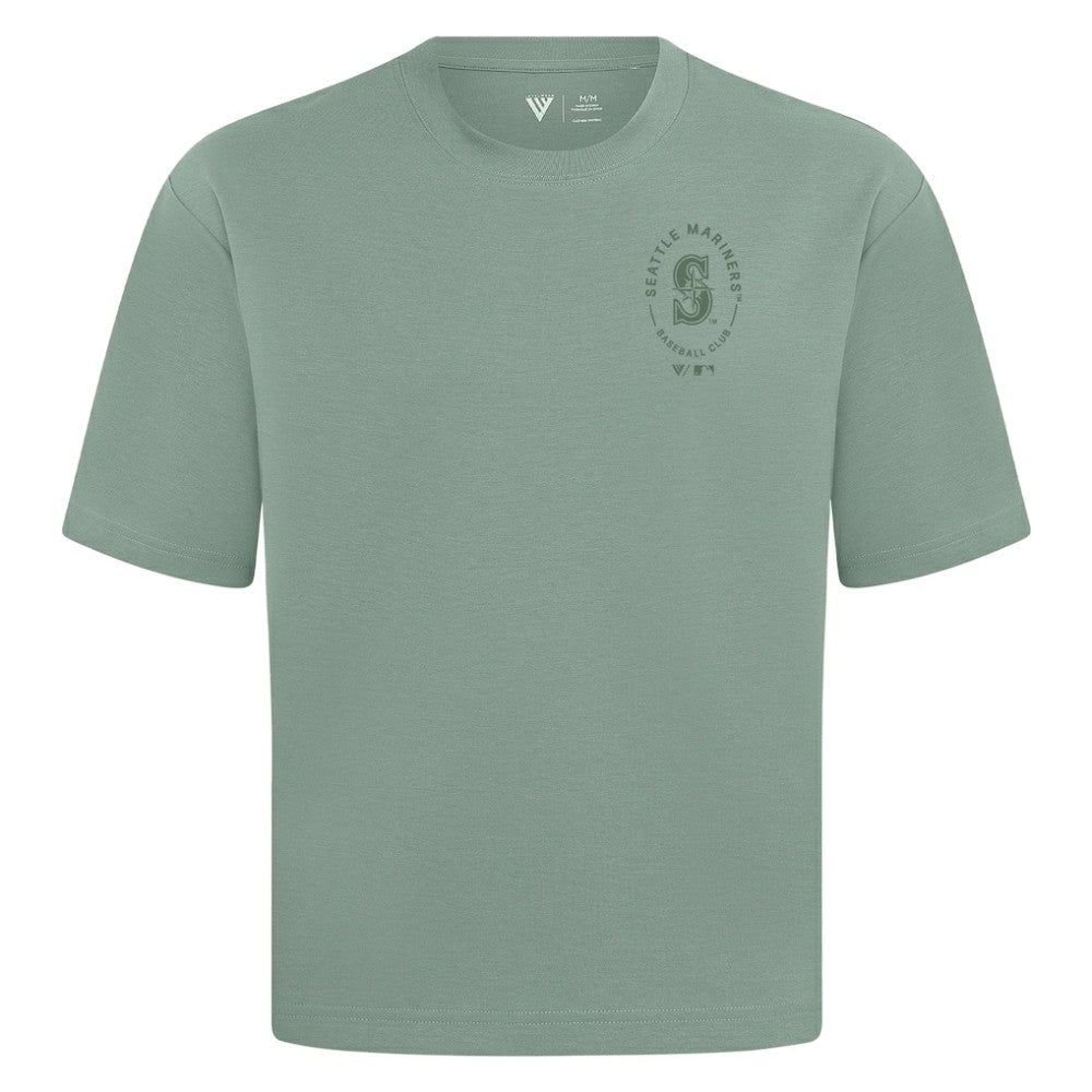 Seattle Mariners Levelwear Register Oversized Luxe Signature Knit T-Shirt - MLB T-shirts