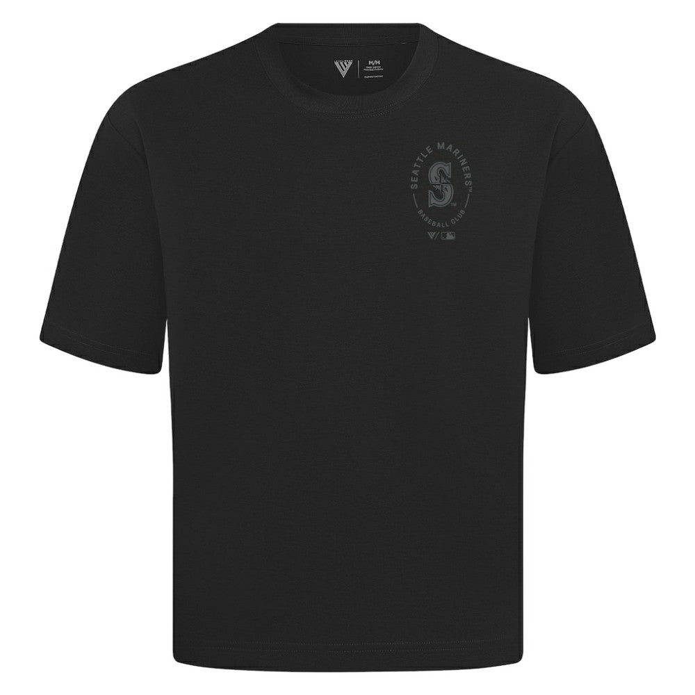 Seattle Mariners Levelwear Register Oversized Luxe Signature Knit T-Shirt - MLB T-shirts