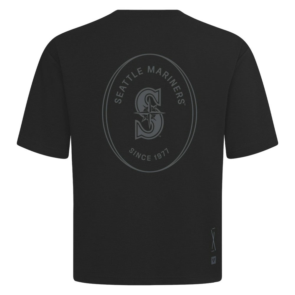 Seattle Mariners Levelwear Register Oversized Luxe Signature Knit T-Shirt - MLB T-shirts