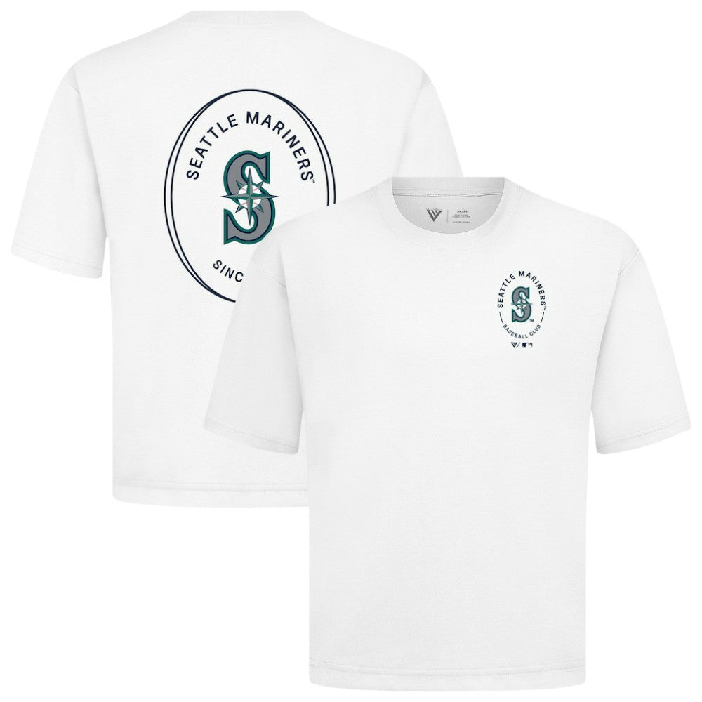 Seattle Mariners Levelwear Register Oversized Luxe Signature Knit T-Shirt - MLB T-shirts