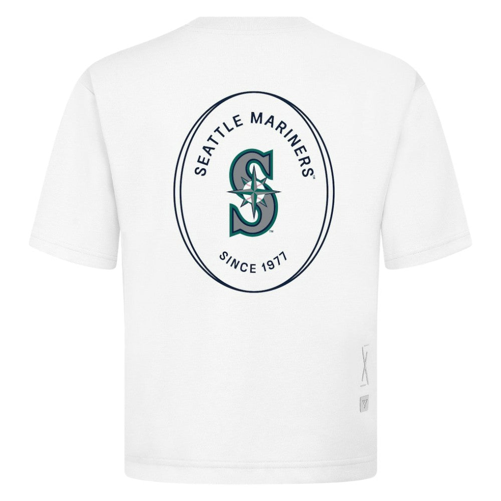 Seattle Mariners Levelwear Register Oversized Luxe Signature Knit T-Shirt - MLB T-shirts