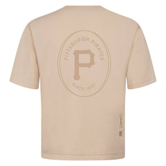 Pittsburgh Pirates Levelwear Register Oversized Luxe Signature Knit T-Shirt - MLB T-shirts