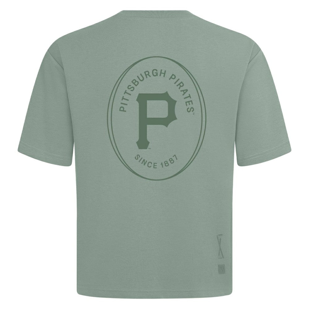 Pittsburgh Pirates Levelwear Register Oversized Luxe Signature Knit T-Shirt - MLB T-shirts