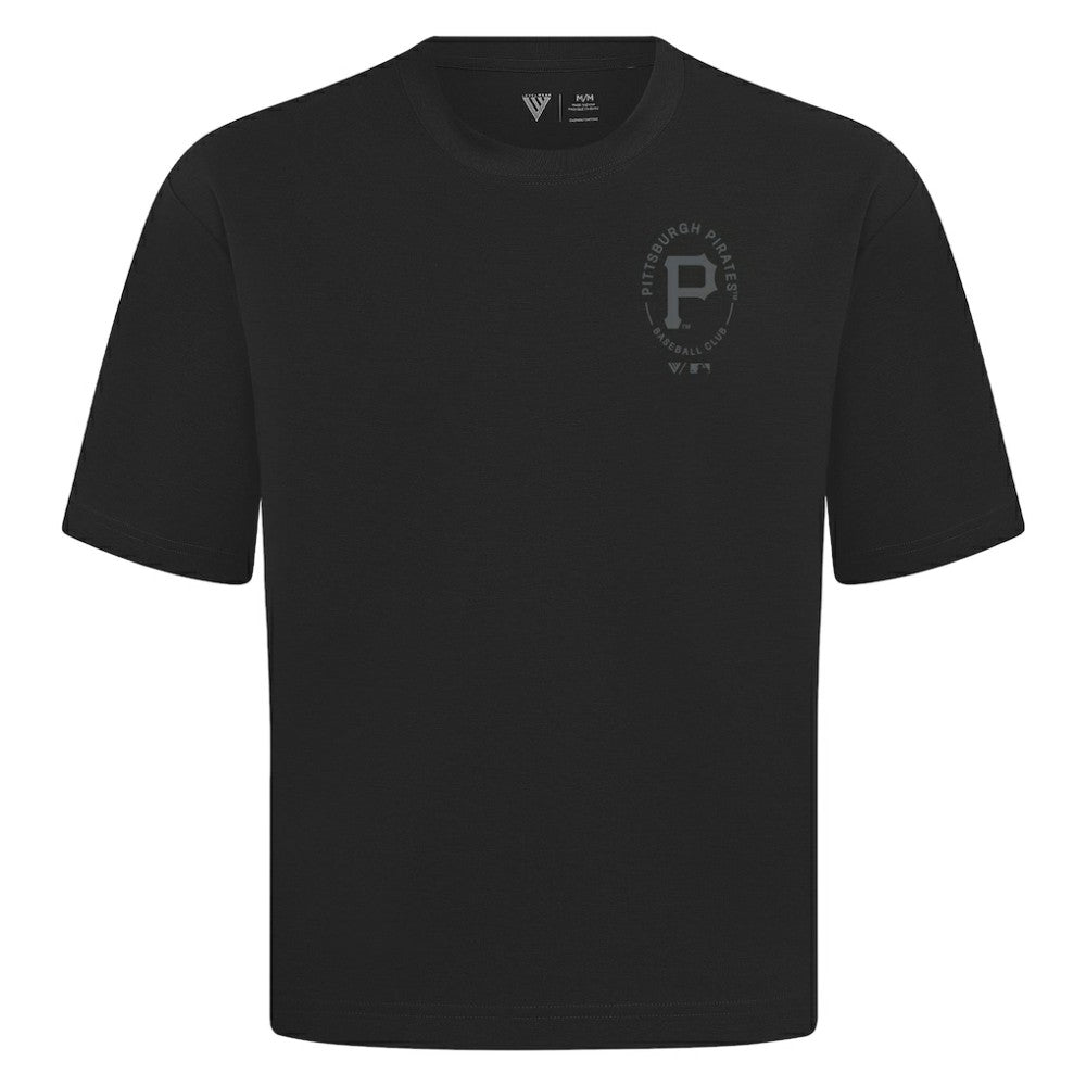 Pittsburgh Pirates Levelwear Register Oversized Luxe Signature Knit T-Shirt - MLB T-shirts