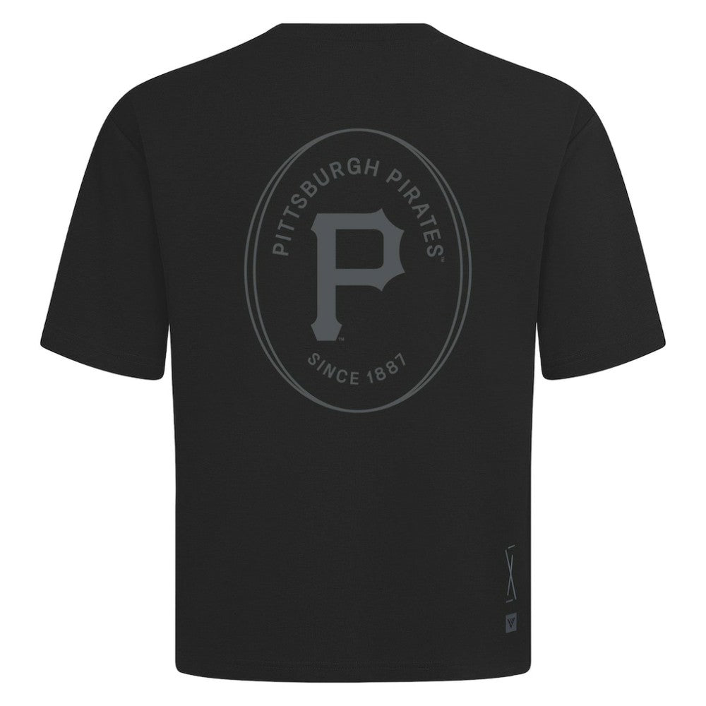 Pittsburgh Pirates Levelwear Register Oversized Luxe Signature Knit T-Shirt - MLB T-shirts