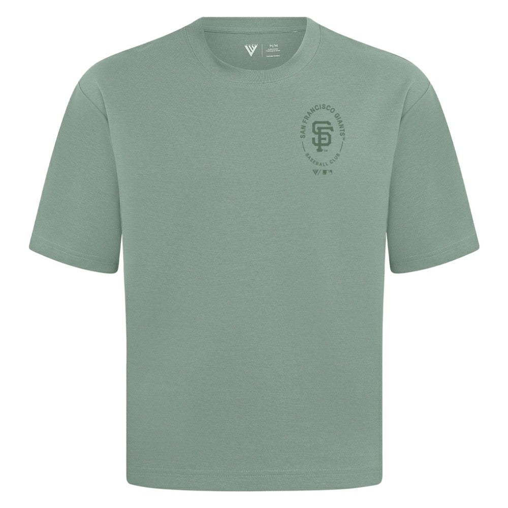 San Francisco Giants Levelwear Register Oversized Luxe Signature Knit T-Shirt - MLB T-shirts