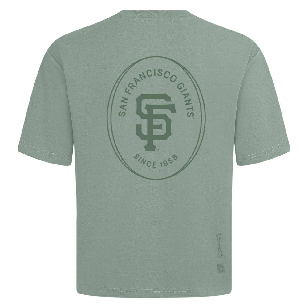 San Francisco Giants Levelwear Register Oversized Luxe Signature Knit T-Shirt - MLB T-shirts