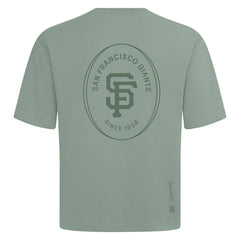 San Francisco Giants Levelwear Register Oversized Luxe Signature Knit T-Shirt - MLB T-shirts