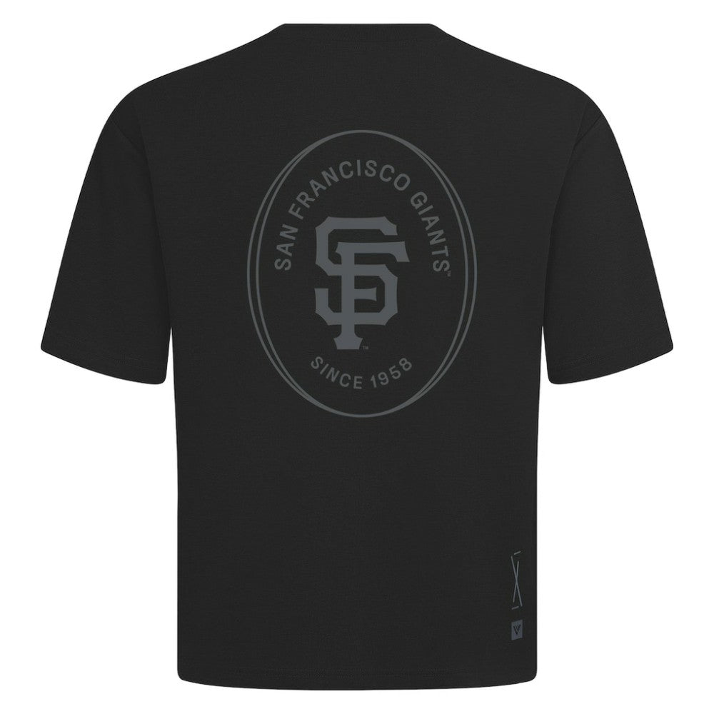 San Francisco Giants Levelwear Register Oversized Luxe Signature Knit T-Shirt - MLB T-shirts