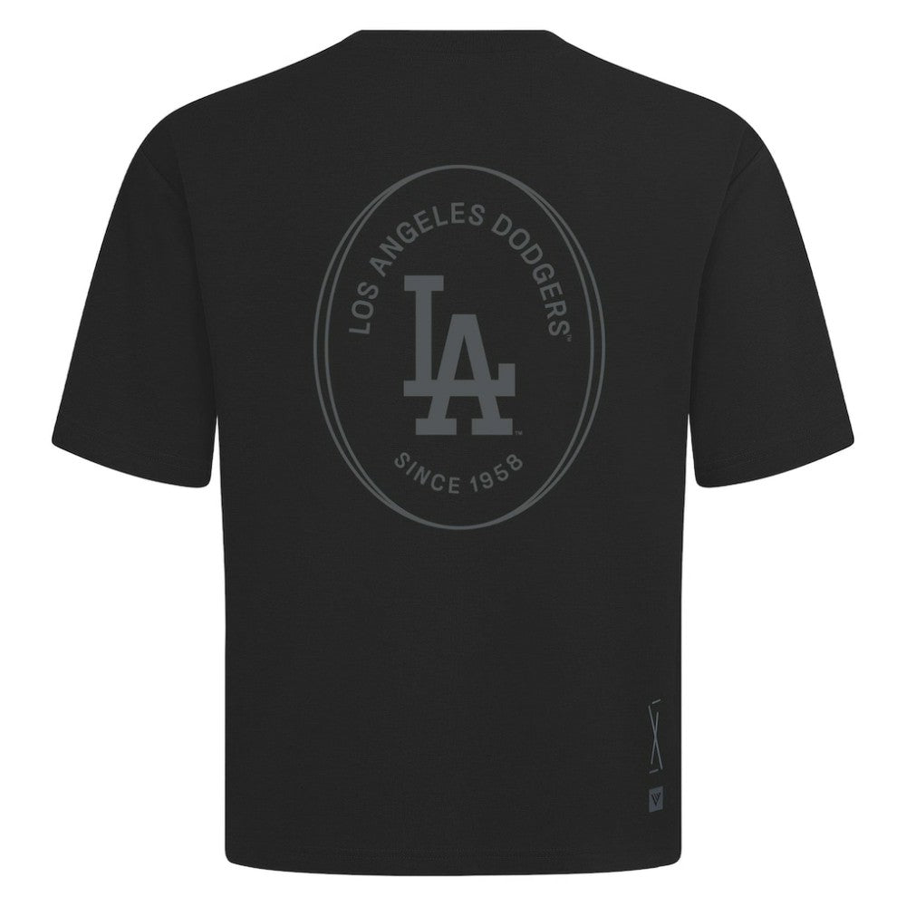 Los Angeles Dodgers Levelwear Register Oversized Luxe Signature Knit T-Shirt - MLB T-shirts