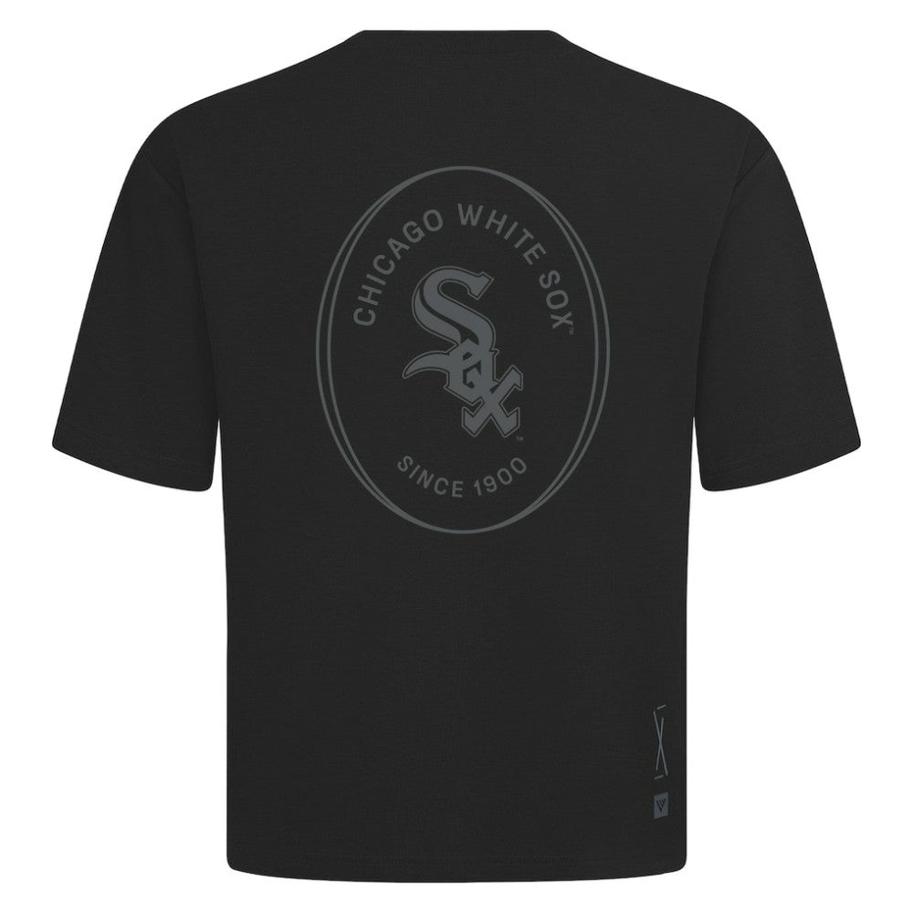 Chicago White Sox Levelwear Register Oversized Luxe Signature Knit T-Shirt - MLB T-shirts