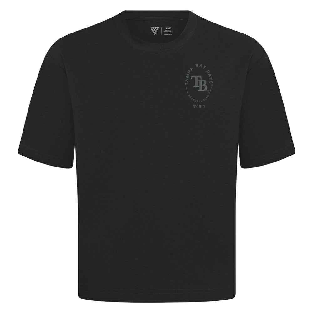 Tampa Bay Rays Levelwear Register Oversized Luxe Signature Knit T-Shirt - MLB T-shirts