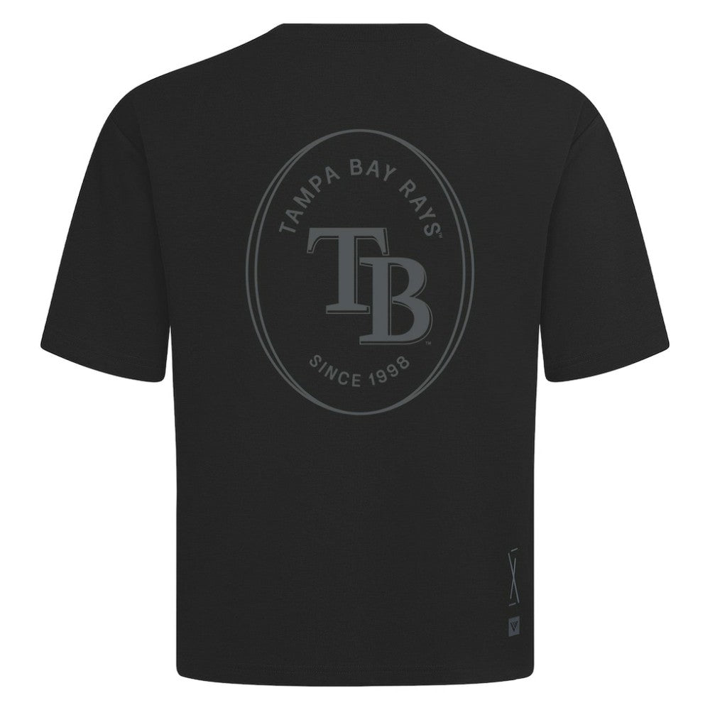 Tampa Bay Rays Levelwear Register Oversized Luxe Signature Knit T-Shirt - MLB T-shirts