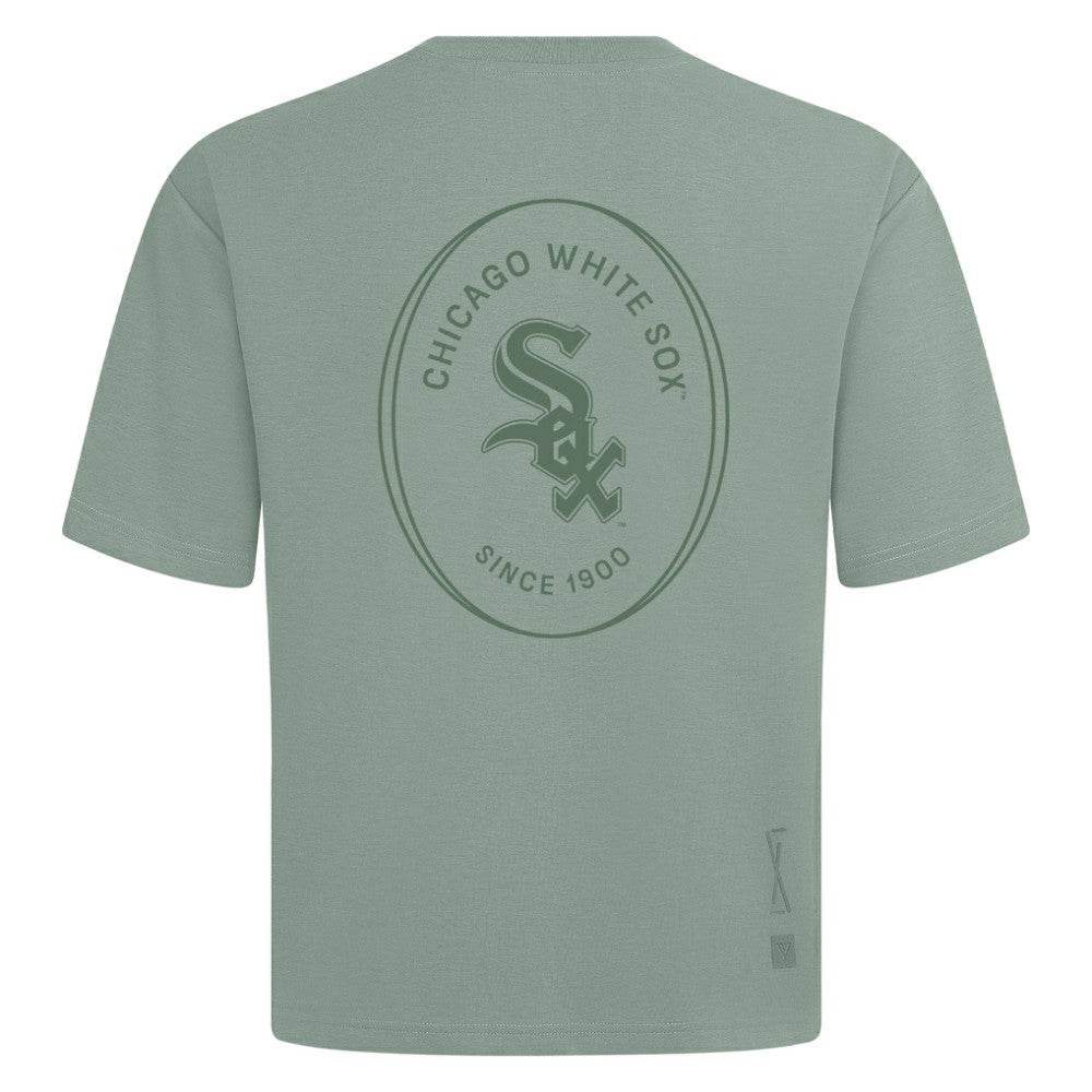 Chicago White Sox Levelwear Register Oversized Luxe Signature Knit T-Shirt - MLB T-shirts