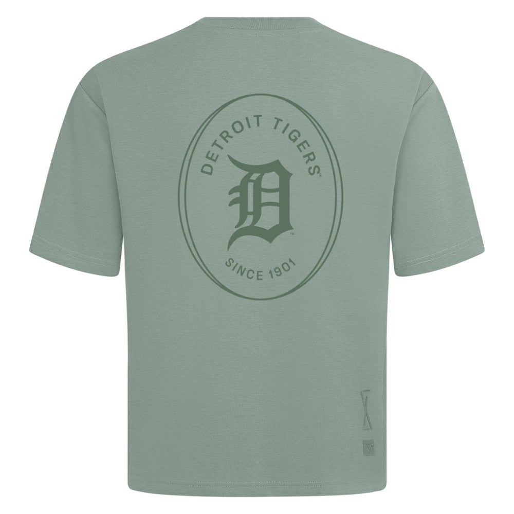 Detroit Tigers Levelwear Register Oversized Luxe Signature Knit T-Shirt - MLB T-shirts