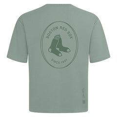 Boston Red Sox Levelwear Register Oversized Luxe Signature Knit T-Shirt - MLB T-shirts
