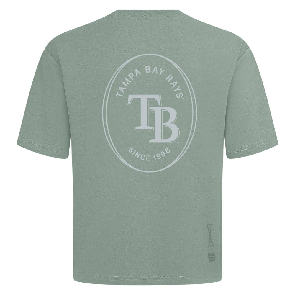 Tampa Bay Rays Levelwear Register Oversized Luxe Signature Knit T-Shirt - MLB T-shirts