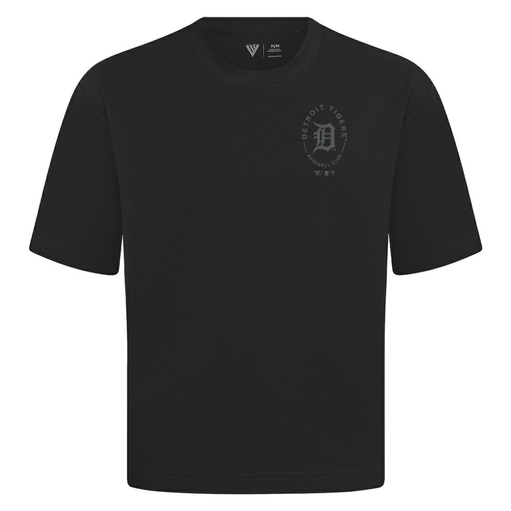 Detroit Tigers Levelwear Register Oversized Luxe Signature Knit T-Shirt - MLB T-shirts